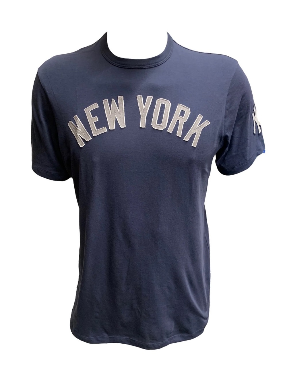 47 NEW YORK Navy Graphic Crewneck T-Shirt